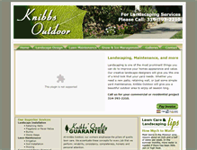 Tablet Screenshot of knibbsoutdoor.com